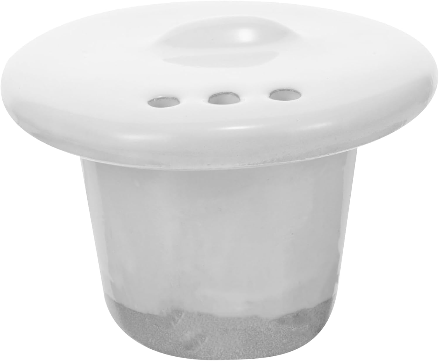 LIFKOME Ceramic Urinal Strainer Plug Urinal Stopper for Men's Bathroom Easy Installation Non-Splash Design