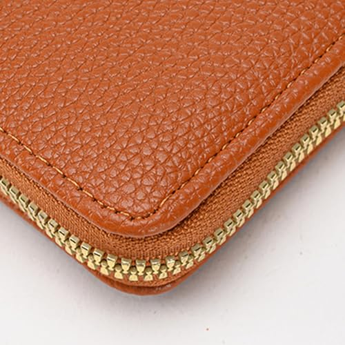 Stylish Multicolor Card Holder Wallet Compact Coin Purse with & Strap Card Bag for Men & (Yellow)3