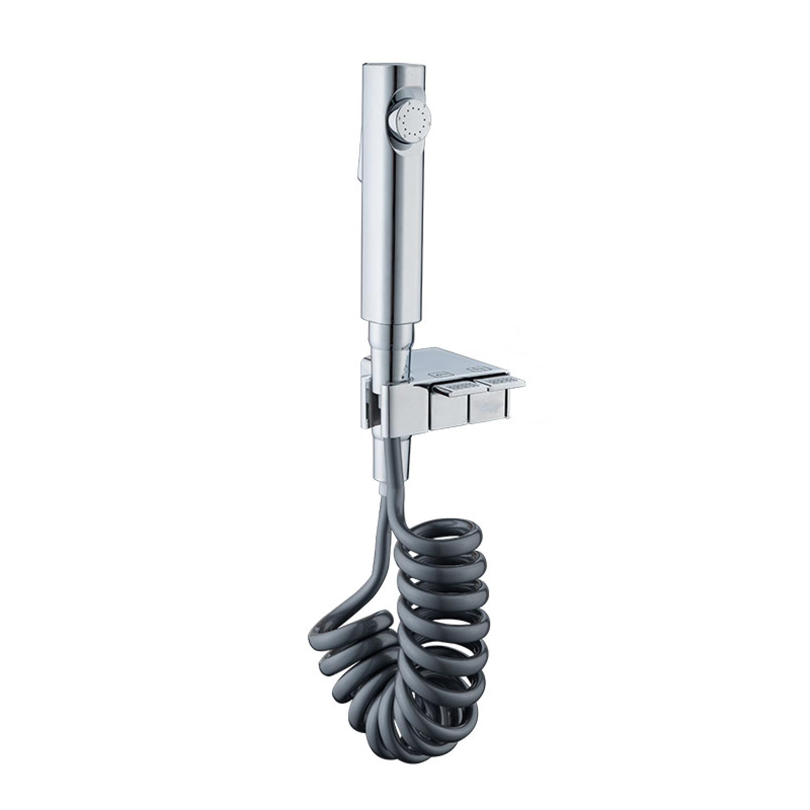 Pulverizador De Bidé De Mano Ducha Bidet Portátil Latón G1/2 Caño Doble Solo Agua Fría para Limpiar Inodoros O Lavar Pañales,Cromado