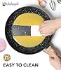 MICHELANGELO 8 Inch Nonstick Frying Pan with Lid, Non Stick Small Frying Pan with Non-Toxic Coating, Non-Stick Skillet with Ergonomic Handle, All Cooktops Compatible, Black #2