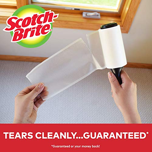 Scotch-Brite Lint Roller, Works Great On Pet Hair, 2 Rollers, 56 Sheets Per Roller, 112 Sheets Total #TOP4