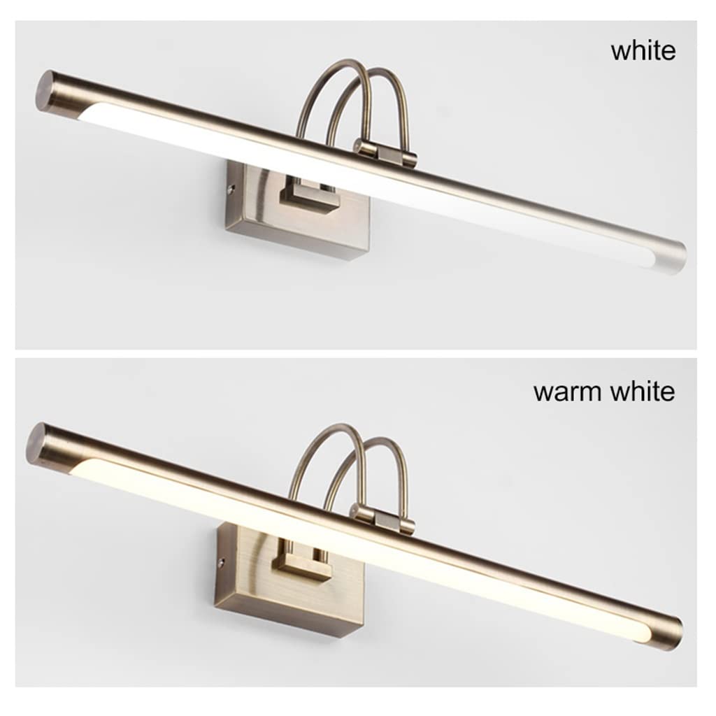 42Cm Brąz Łazienka Led Light Wall Mounted Led Łazienka Vanity Make-Up Światła Ścienne Lampa Przednia/Wit