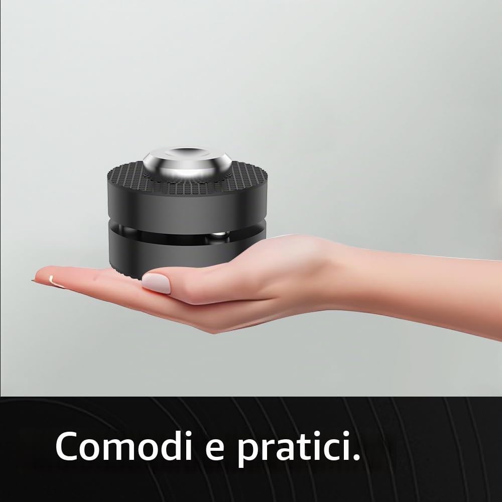 Tertullus Set di 4 piedini in alluminio per altoparlanti HiFi