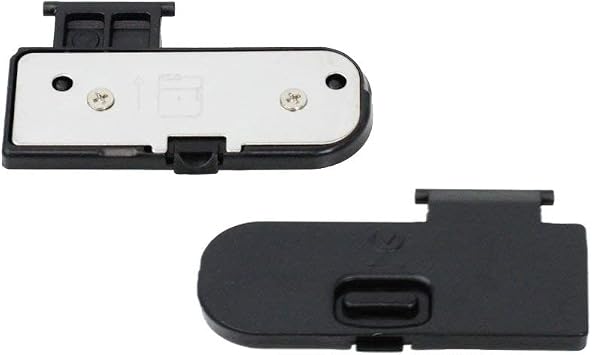 PhotoTrust 2 Pieces Battery Door Cover Lid Cap Replacement Repair Part Compatible with Nikon D3100 DSLR Digital Camera