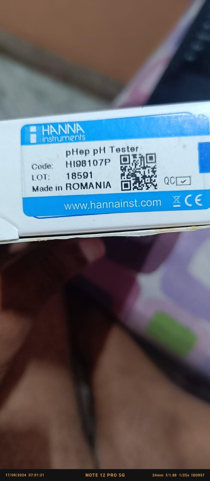 Hanna Instruments HI98107 pHep Highly Precise PH Tester Digital pH Meter (B0DFLPSC47) Amazon Price History, Amazon Price Tracker