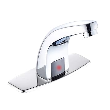 Basin Electric Sensor Faucet Saving Water Automatic Stainless Steel Bathroom Tap Hands Free