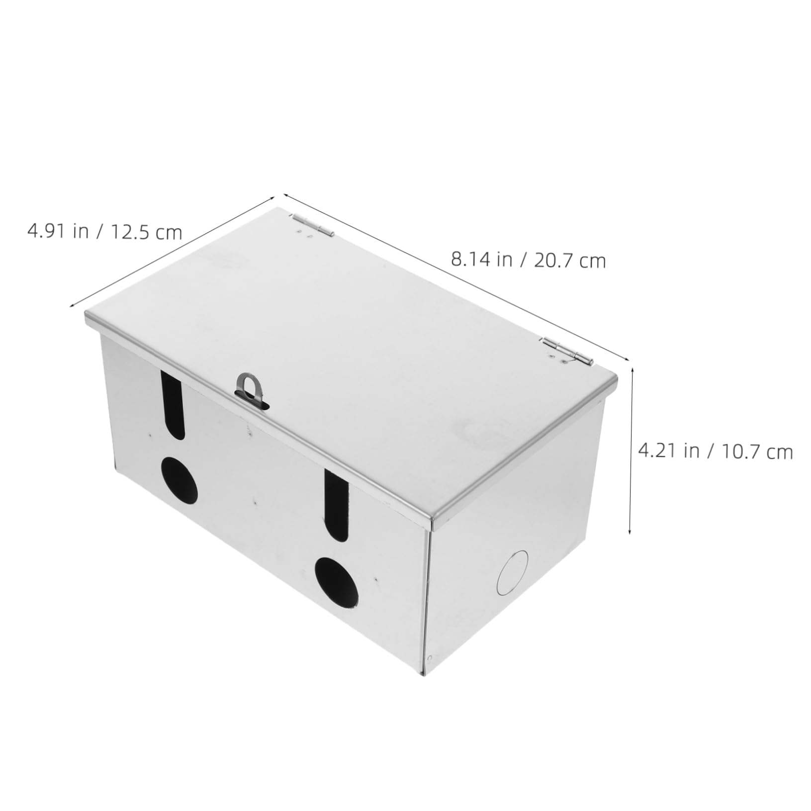 Gadpiparty Caja De Alimentación Para Exteriores Caja Eléctrica Cerradura Protección Para Proyectos De Enrutadores Interruptores Material Resistente Uso Jardín o Terraza