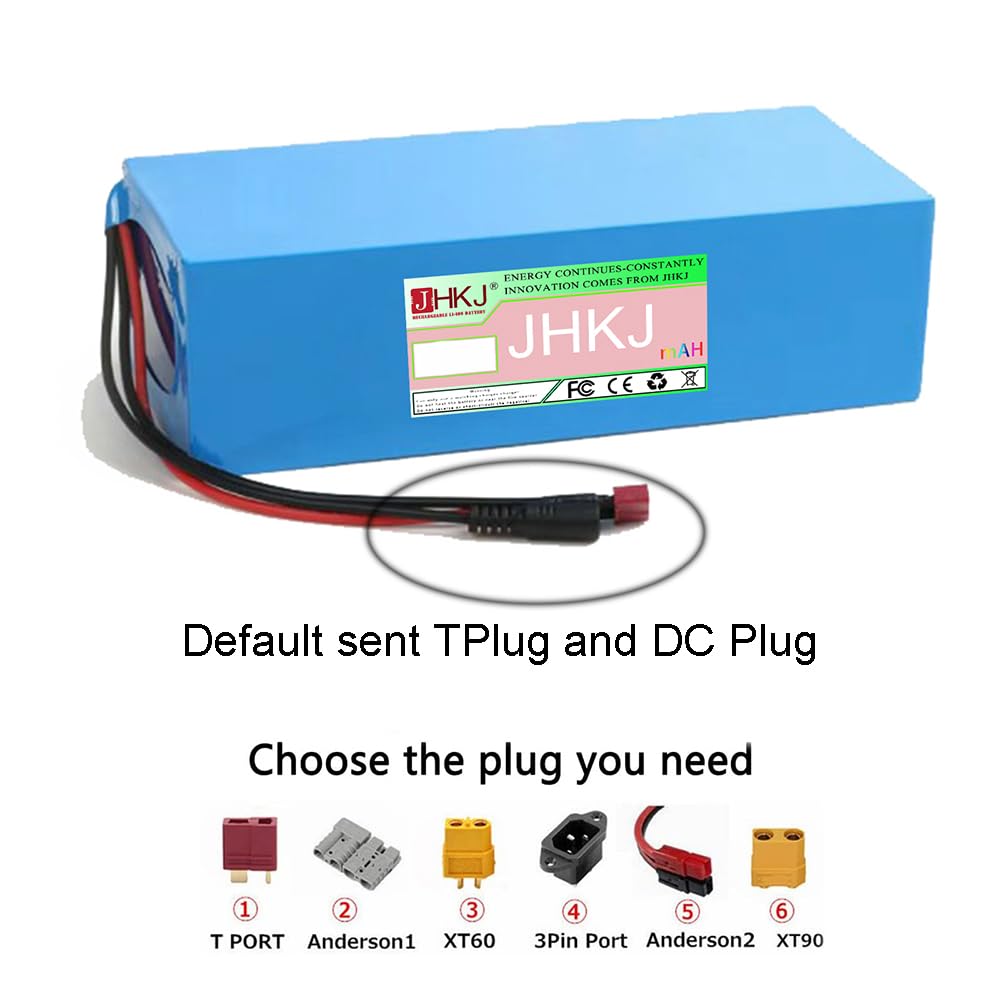 Batería de Litio Recargable de 36V 48V 60V 15Ah 20Ah 25Ah 30Ah 35Ah 40Ah 45Ah 50Ah. Paquete de baterías de Litio de 60 voltios para Motocicletas, ciclomotores y Scooters.