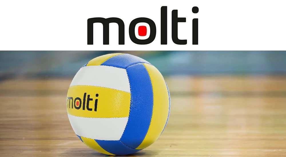 molti Piłka do siatkówki plażowej, rozmiar 5, sport, czas wolny, do użytku wewnątrz i na zewnątrz, gra zespołowa, piłka rekreacyjna