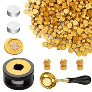 Ioggtser Wachs Siegel Perlen Set 450PCS