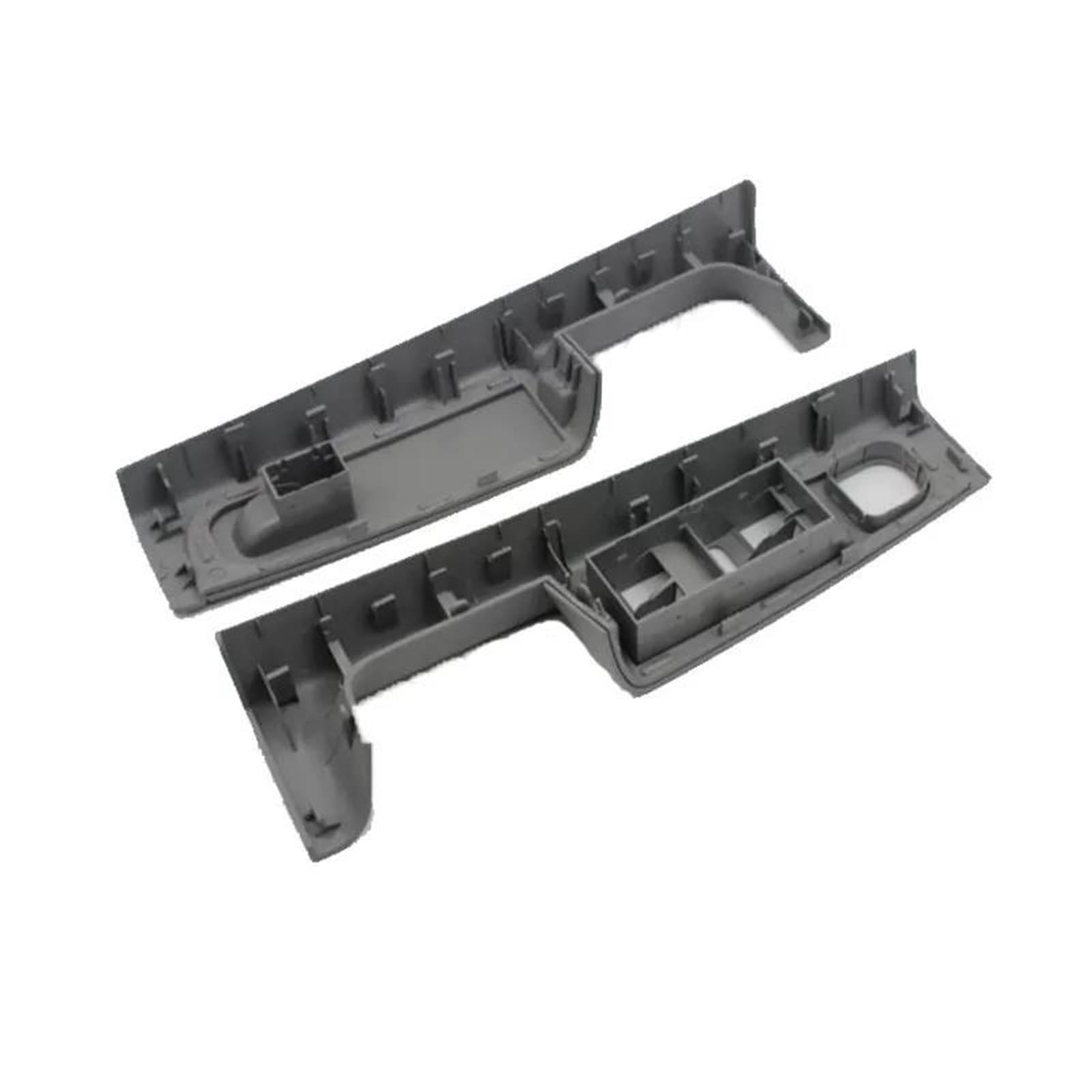2 Pezzi Maniglia Interna Portiera Anteriore Posteriore Telaio Bracciolo Interruttore Controllo Rivestimento Per Skoda Per Superb 08-13(Black rear)