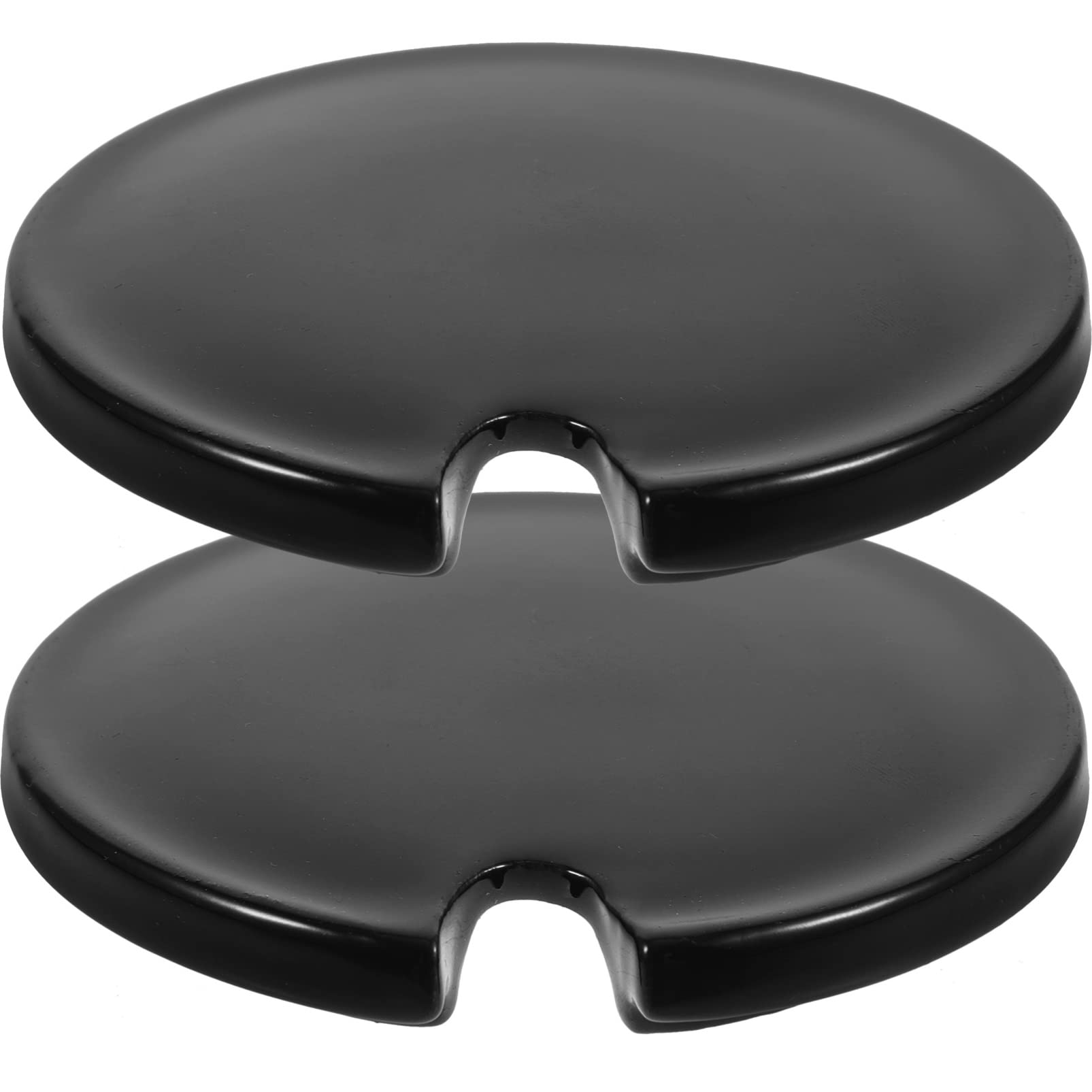 Couvercles de tasse en céramique fente cuillère lot de 2 pour éviter les boissons froides