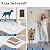 iPetba Heavy Duty Large Dog Door for Wall Aluminum Profile Doggie Door for Interior Exterior Doggy Door Telescoping Tunnel with Magnetic for Extreme Weather with Double Flaps-L (Up to 110 Lbs)