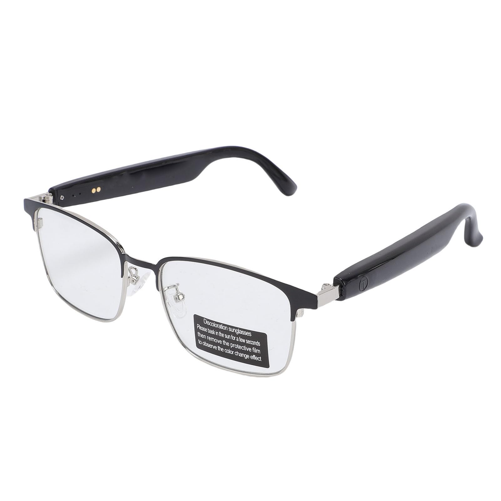 XUMIUZIY Lunettes Intelligentes avec Traduction en IA, Support 172 Langues, Verres Audio, écouteurs Oreilles Ouverts, Lunettes de Soleil Anti-Bleu pour Hommes et Femmes