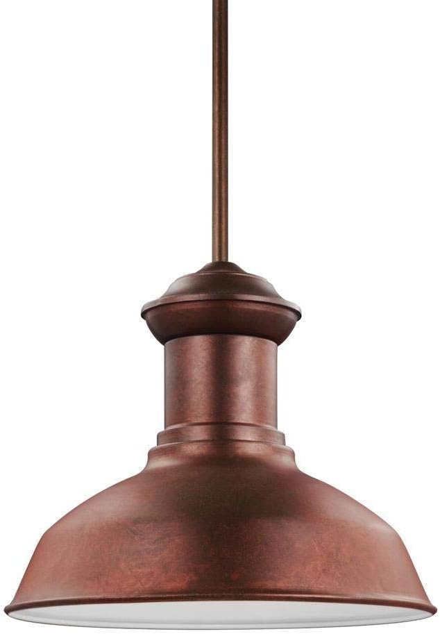 Generation Lighting 6247701-44 One Light Outdoor Pendant, 100 Total Watts, 11.31 Inch Height, 13.25 Inch Diameter, Damp Rated, Traditional Style, Fredricksburg Collection