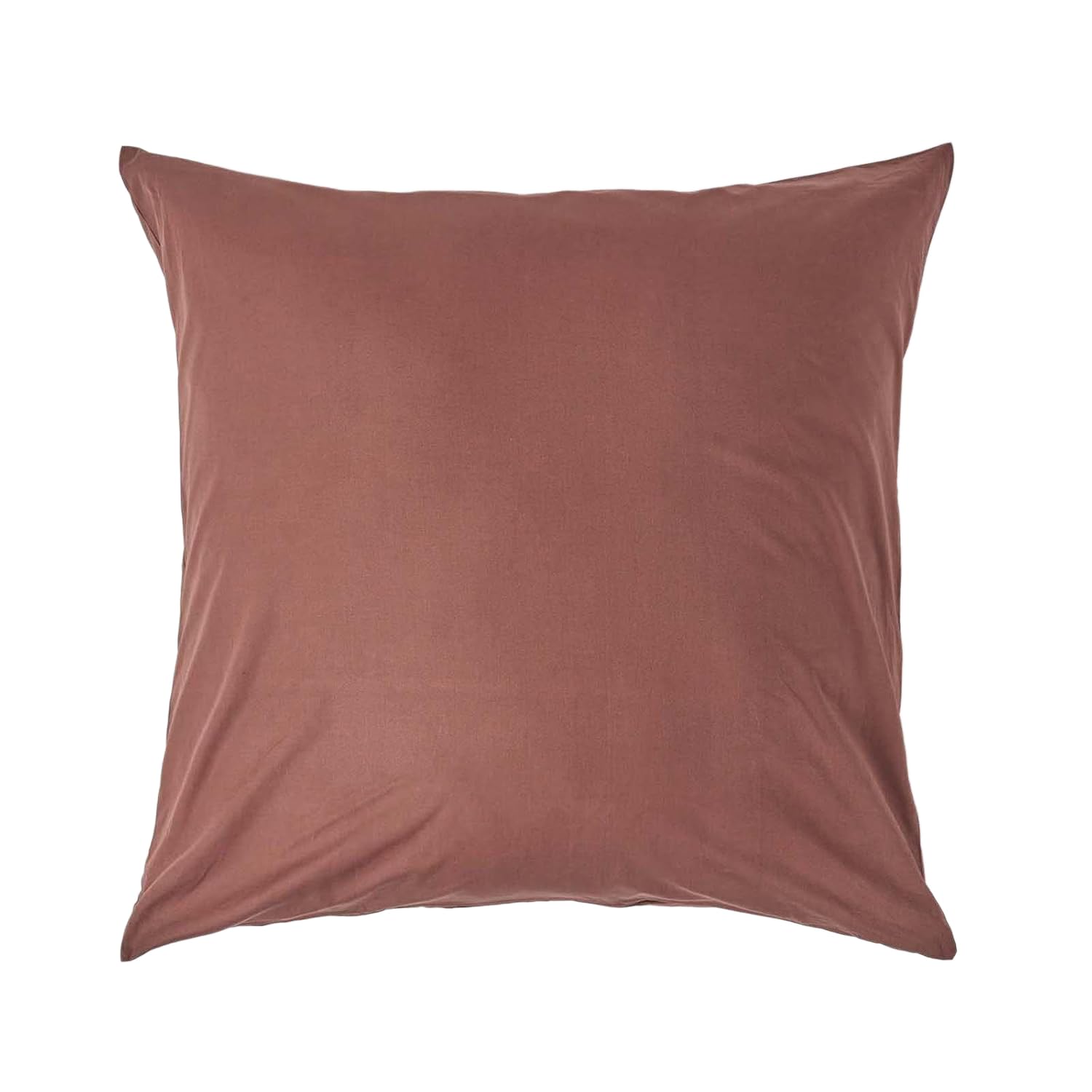 Homescapes Unisex Chocolate Continental Egyptian Cotton Pillowcase 200 Tc, 60 X 60 Cm In