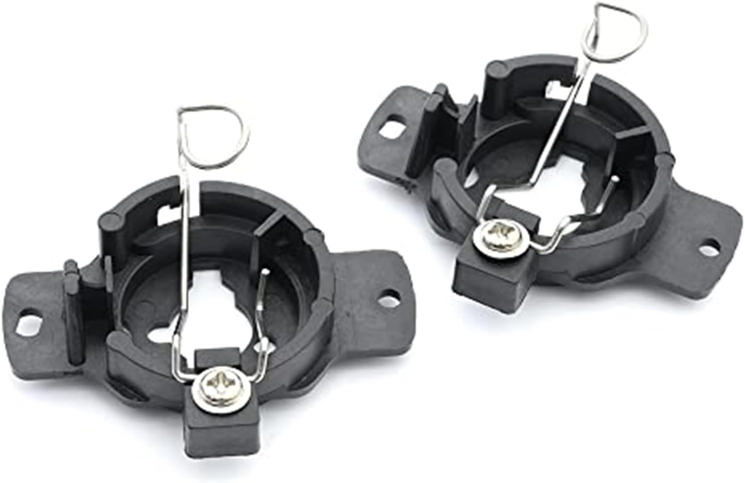 2pcs H1 Headlight Bulb Adapter Socket Holder Retainer Xenon Bulb Cap Base Bracket Mounting Clips, for N/issan Skyline GT-R R32, N/issan 240SX Silvia, N/issan Cefiro A31, M-ercedes, for, W140