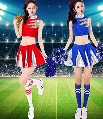 Amazon.co.jp: チアガール レディース コスプレ衣装 トップス ミニ