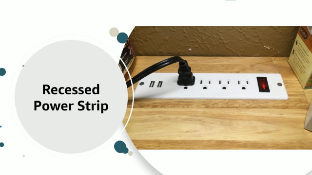 USB Power Strip Recessed Power Socket Mountable Outlet Extender Multiple Protection 4 Outlet 2 USB Built in Conference Desk Workbench USB Power Strip Recessed Power Socket Mountable Outlet Extender Multiple Protection 4 Outlet 2 USB Built in Conference Desk Workbench