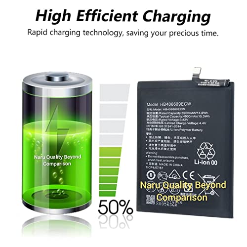 Image of Original Replacement Part HB406689ECW for Huawei Y9-2018 Huawei Y9-2019 (4000mAh) 3 Months Replacement Warranty