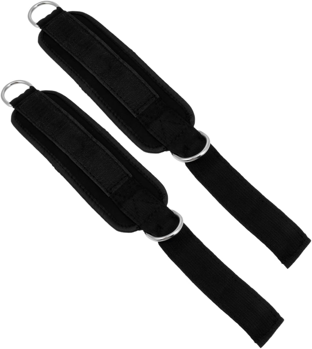 KESYOO 1Pair Ankle Straps for Gym Weightlifting Durable Fitness Tool for Legs Exercises Double Buckle Design with Rings for Enhanced Stability and Versatile