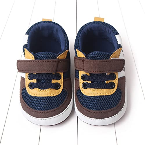 Color Block Baby Canvas Sneakers Infant Toddler Shoes Boys Girls Lightweight Comfortable Baby Walking Shoes Stage 14