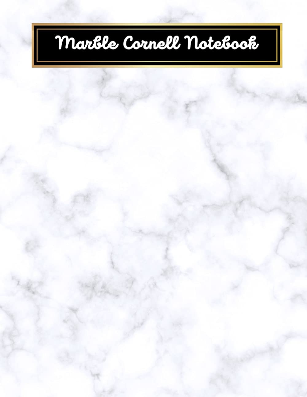 Marble Cornell Notebook: Cornell Notes Notebook - An Efficient Note Taking System for School, College, And Work | Ruled, 120 Pages & Large Size: 8.5 X 11 | Best for High-Thoughts Meeting Notes
