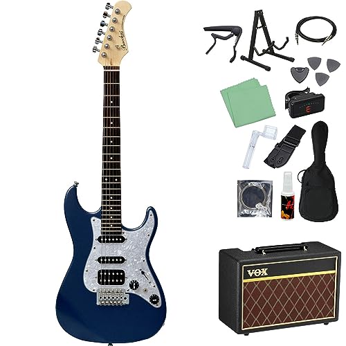 Bacchus GS-Mini DLPB エレキギター初心者14点セット 【VOXアンプ付き】 ダークレイクプラシッドブルー 【ダウンサイズ】 バッカス