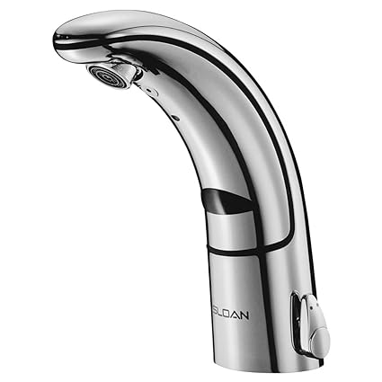 Sloan EAF-100-P-ISM CP Bathroom Faucet, Optima I.Q. Plug-In, Automatic w/ Integral Spout Mixer - Chrome