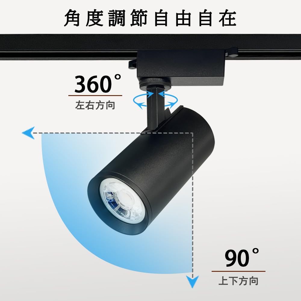 Amazon.co.jp : スポットライト GU10口金 ダクトレール用 LEDスポット