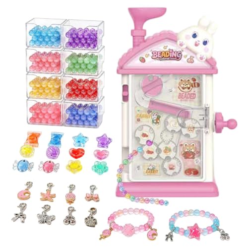 Kit pulseras amistad con charms infantiles y herramientas de manualidades creativas DIY