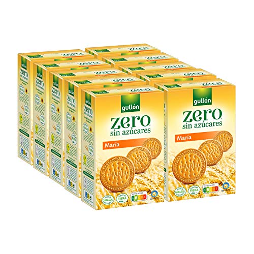 Gullón - Galleta María sin azúcar Diet Nature 2 paquetes [PACK 10 uds] Total: 4kg