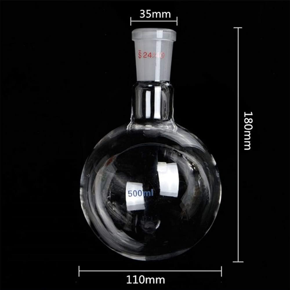 Appareil de distillation en verre 13 pièces, équipement de distillation sous vide de 1000 ml, kit de verrerie de laboratoire de chimie