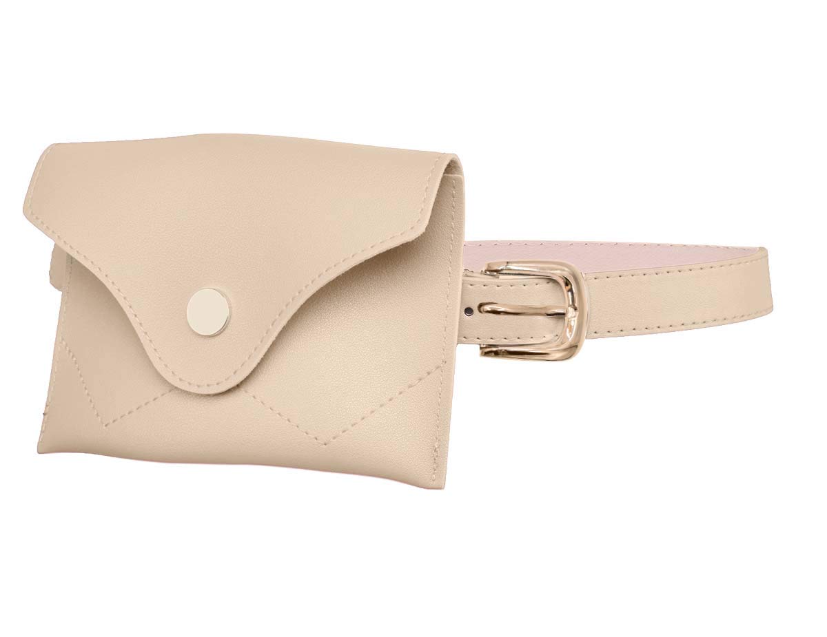 TeeYeeWomen Fanny pack Removable Belt with Mini Purse Waist Belt Bag with Snap Closure