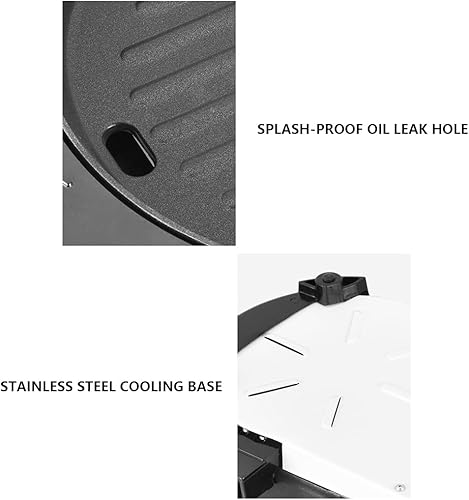 Miniatura 6 de Parrilla eléctrica portátil 2 en 1 sin humo, multifuncional Teppanyaki Hot Pot Grill Barbacoa Set Coreano Hot Pot Grill Interior de gran capacidad