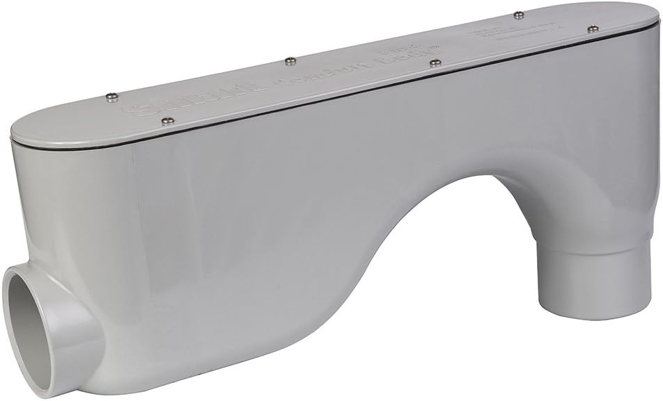 Southwire KBLB401 Smart LB Conduit Body, PVC with Cover and Gasket, 4"