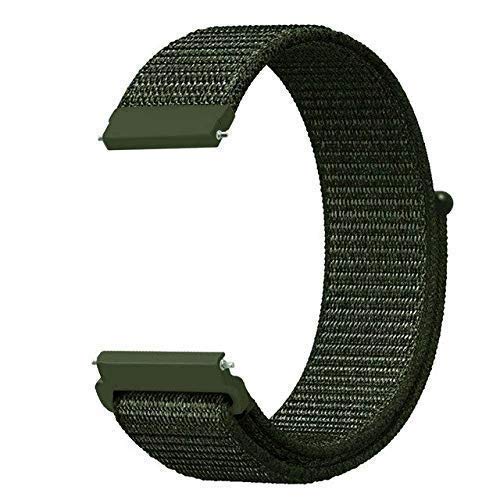 DIVERTS Nylon Watch Strap Band 22MM Compatible for Color Fit Pro 3 /Assist colorfit Ultra colorfit nav/nav+ noisefit Endure noisefit Fusion noisefit Evolve Watch Strap (Midgreen) (B08YD61QV6) Amazon Price History, Amazon Price Tracker