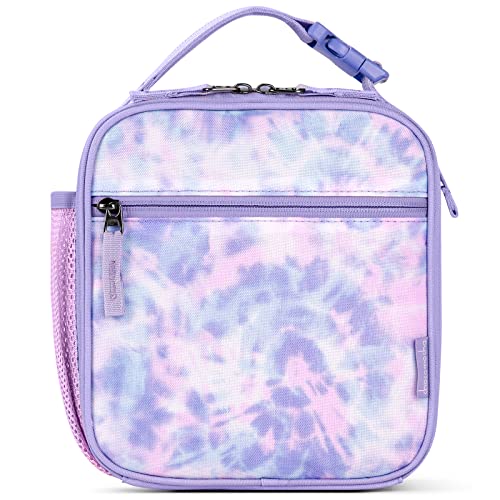 Choco Mocha Girls Lunch Box For School, Tie Dye Lunch Bag For Kids, Pink Purple #TOP17