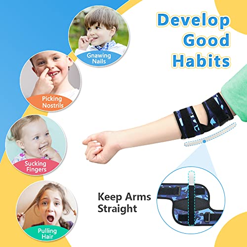 Suporte para chupar o polegar para crianças e crianças com imobilizador de cotovelo, 2 peças