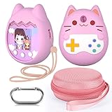 【Hochwertiges Material】 Die Tamagotchi Pix Hülle besteht aus weichem Silikon, das weich, bequem und leicht zu tragen ist. Die niedliche Form auf der Rückseite der Schutzhülle macht Ihre Pixel-Pet-Maschine zum Hingucker unter Freunden auf der elektronischen Pixel-Pixel-Party