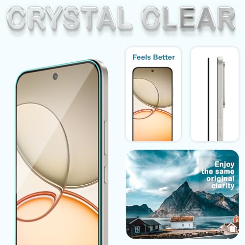 Image of FIRST MART Military-Grade Gorilla Tempered Glass For Realme Narzo 90 (6.59 Inch) With Edge To Edge Screen Coverage and Easy Installation Kit |Black