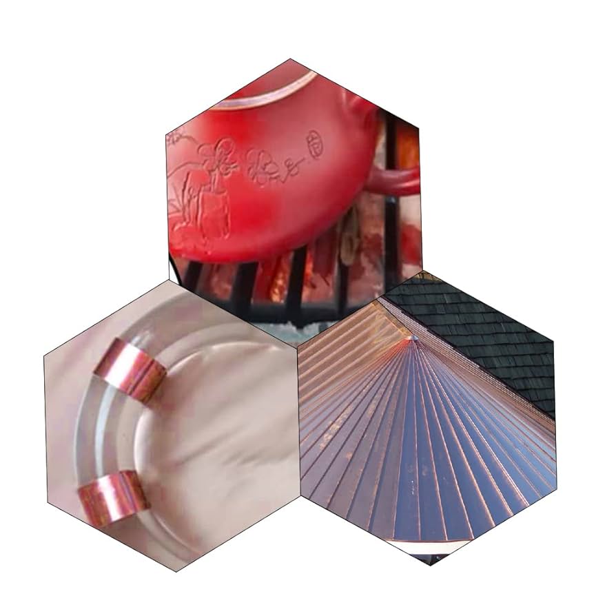 Amazon.com: Tynulox Pure Copper Metal Foil Roll, 0.01mm