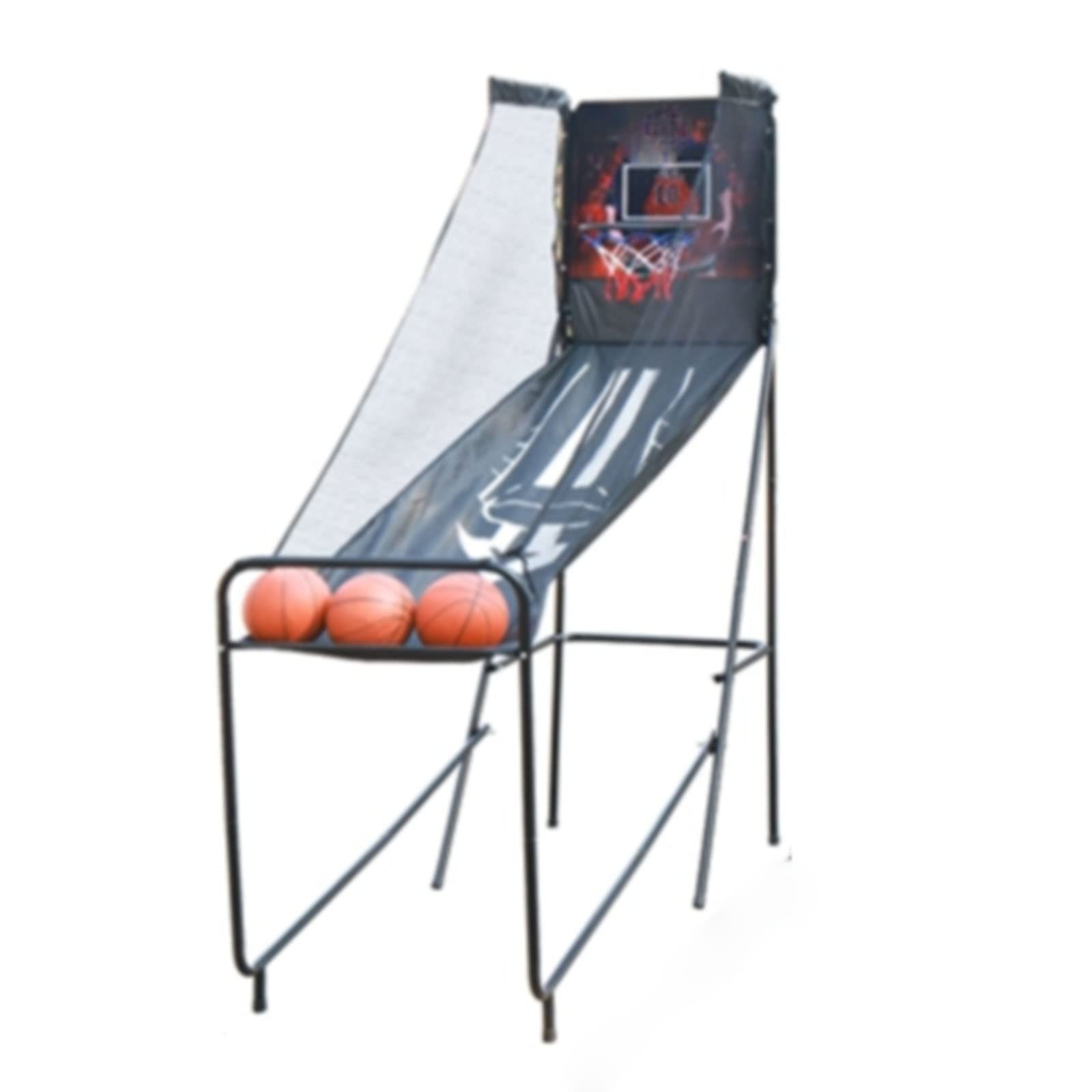 Macchina da tiro Elettronica per Interni con punteggio Automatico Gioco di tiro con Supporto per Pallacanestro Singolo Doppio Adatto per Il Giardino del Cortile (Single)