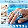 Anillos Inteligentes XUV para Hombres, Anillo con Alertas de Vibración Exclusivas, Fitness, Monitoreo de Sueño, Conteo de Pasos, Monitor de Ritmo Cardíaco – Ultra Delgado, Sin Cuota de App, Resistente al Agua 5ATM, IA para iOS y Android (Negro, 9) 8