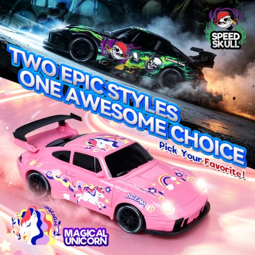 Unicorn RC Drift Car Gift for Girls Ages 4-12 Perfect for Birthdays and Xmas - Image 4