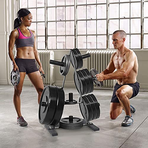 Weight Plate Rack Tree, For 2 Inch Bumper Plates Free Weight Stand, Barbell/Dumbbell Rack Storage Stand, For Home Gym Workout #TOP6