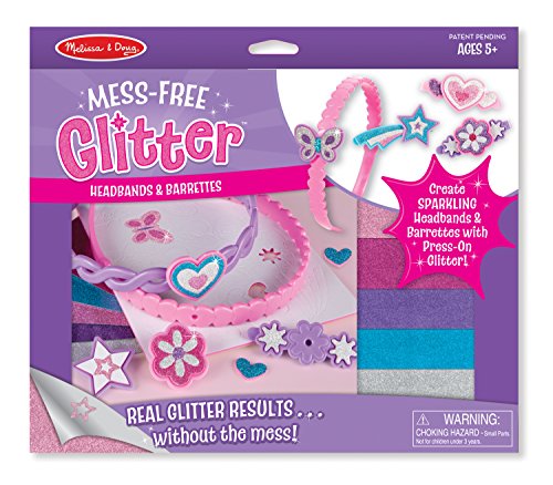 Melissa & Doug Mess Free Glitter - Headbands and Barrettes by Melissa & Doug