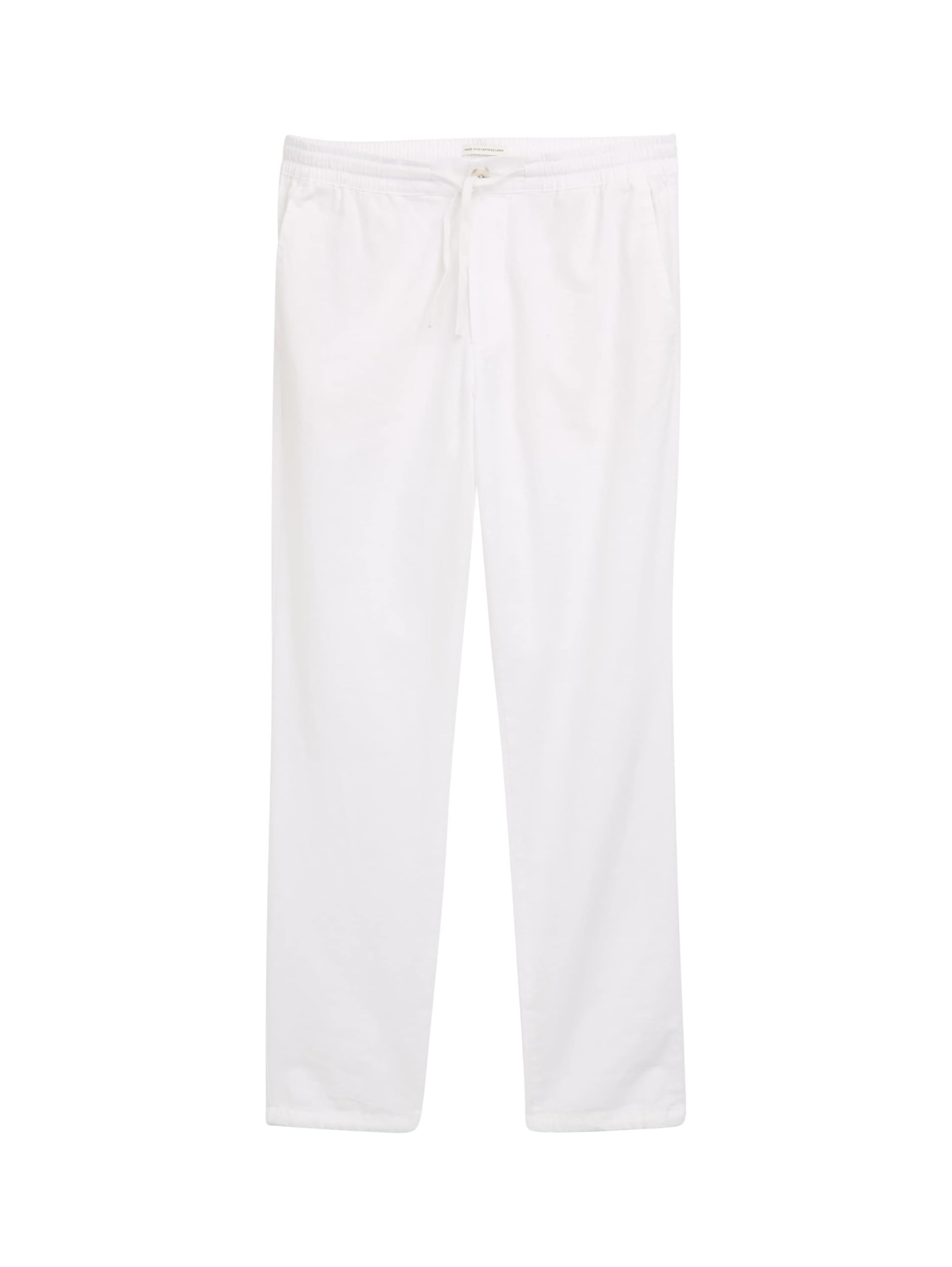 Tom Tailor Herren Chino Hose mit Leinenanteil