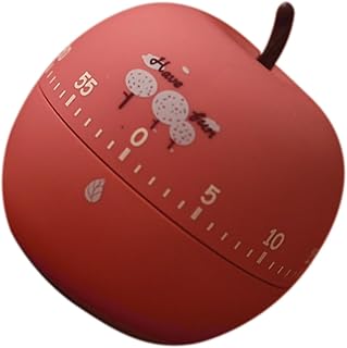 Cabilock Cooking Timing Tool Manual Mechanical Timer for Kitchen Numbers Battery- for Cooking Baking