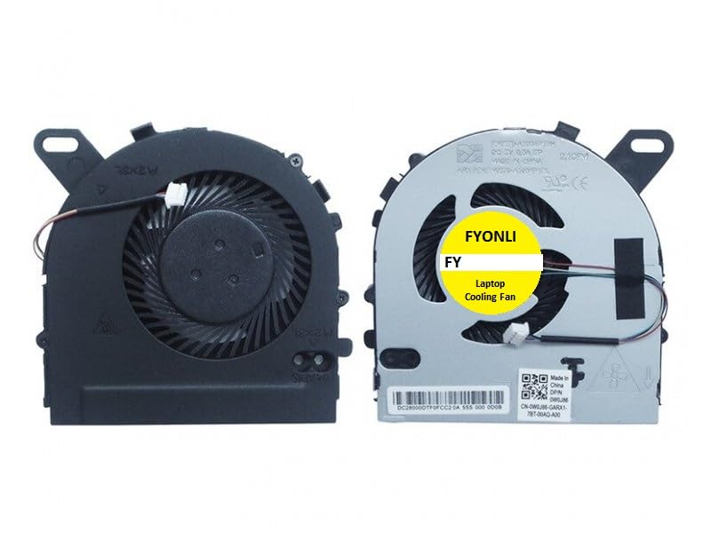 See full amazon price history chart for FYONLI New CPU Fan for Dell Inspiron 7560 P61F P61F001 Dell Vostro 15-5568 P62F P62F001 Cooling Fan FYONLI New CPU Fan for Dell Inspiron 7560 P61F P61F001 Dell Vostro 15-5568 P62F P62F001 Cooling Fan (B0CGMH1FS5) Amazon Price History, Amazon Price Tracker
